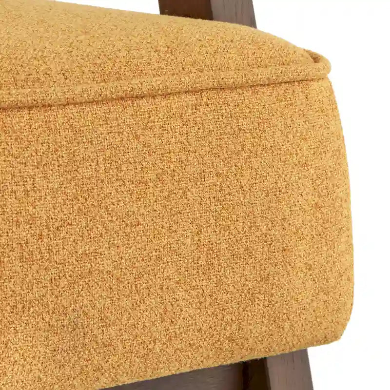 Fauteuil d'appoint du milieu du siècle avec pieds inclinés et coussins amovibles