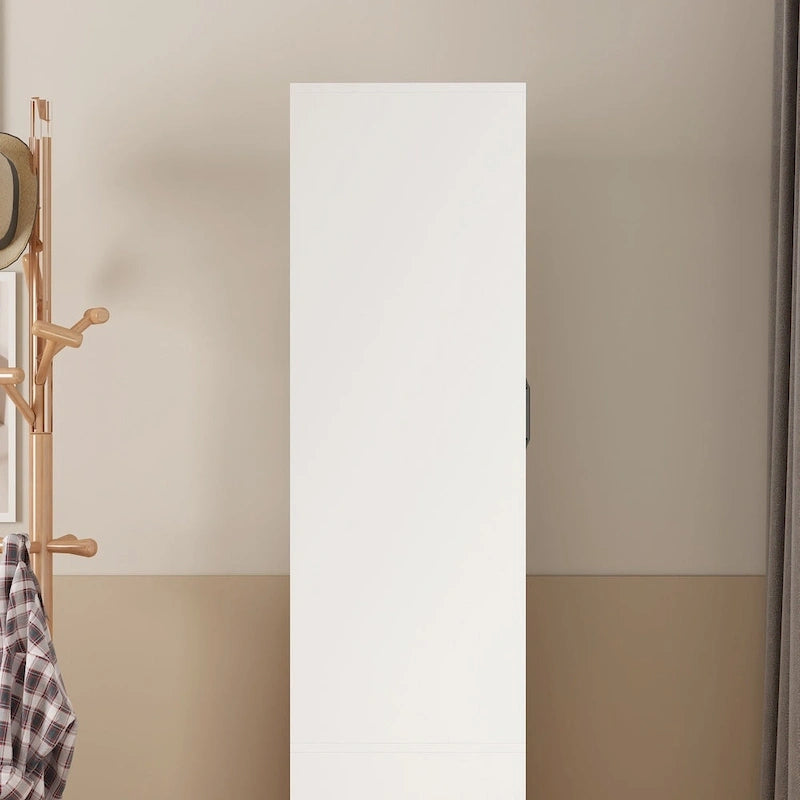 Penderie à tringle télescopique, armoire, miroir, gain de place
