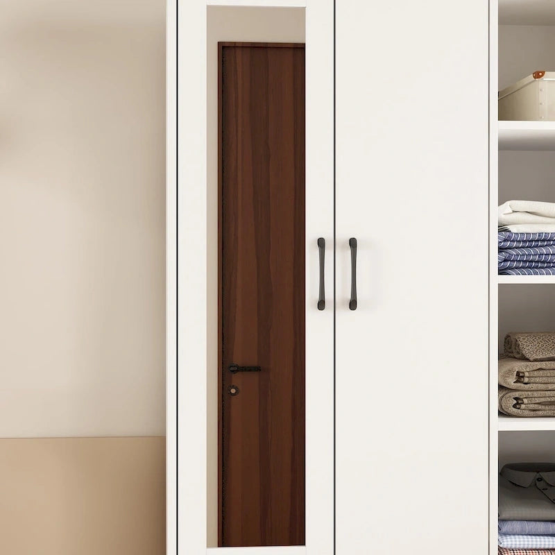 Penderie à tringle télescopique, armoire, miroir, gain de place