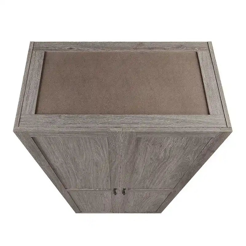Placard de rangement autoportant moderne avec 7 compartiments cubiques et portes à fermeture douce