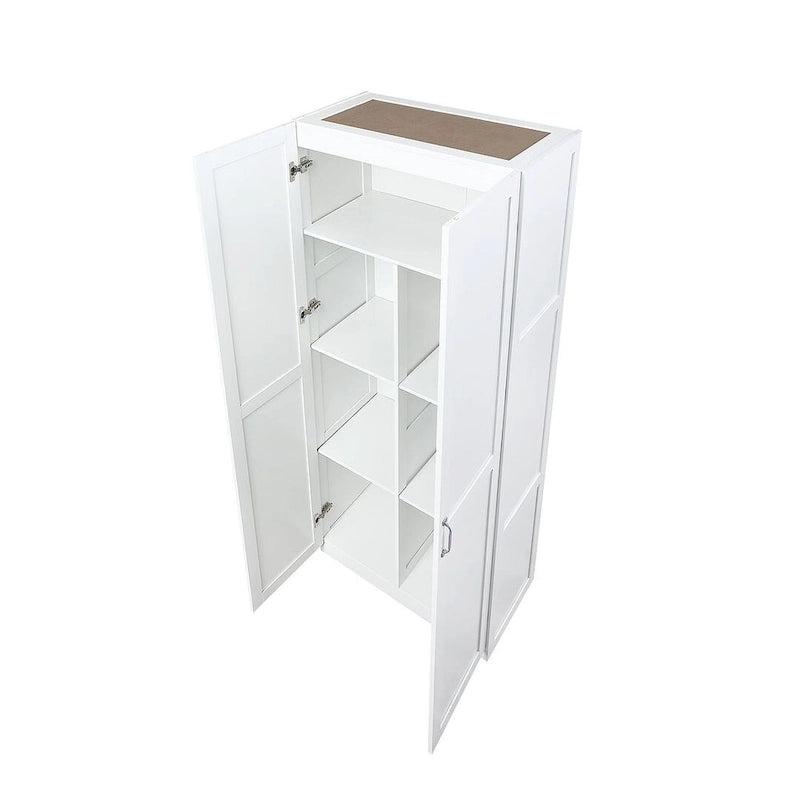Placard de rangement autoportant moderne avec 7 compartiments cubiques et portes à fermeture douce