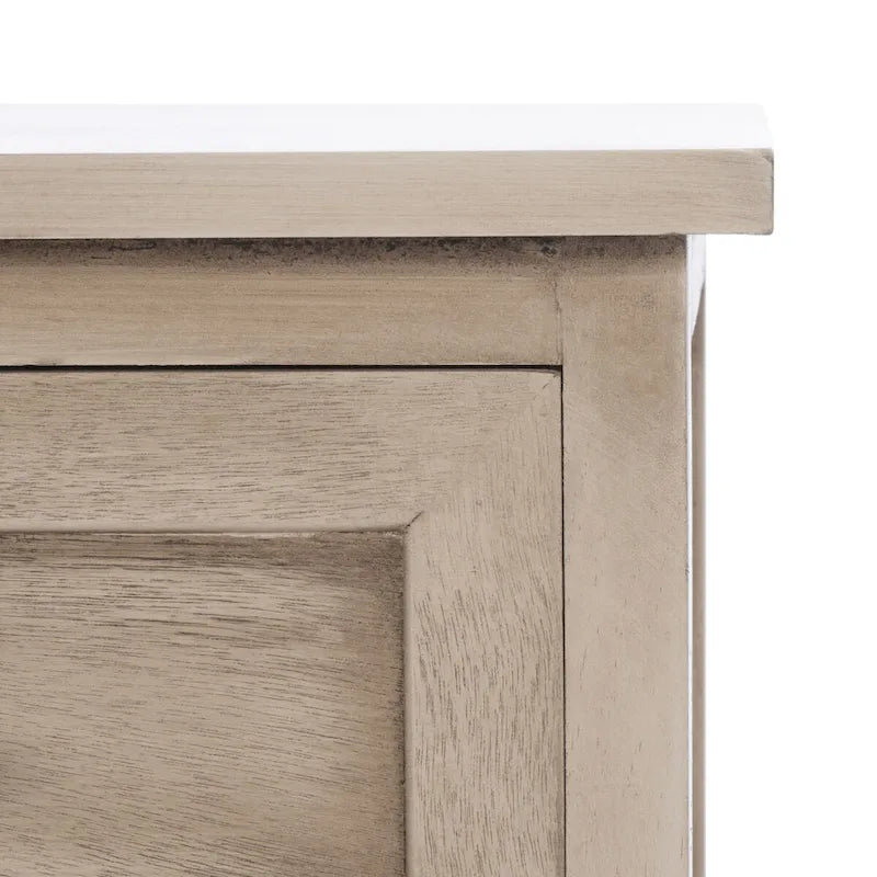 Commode de rangement amovible à 6 tiroirs avec paniers de style rustique