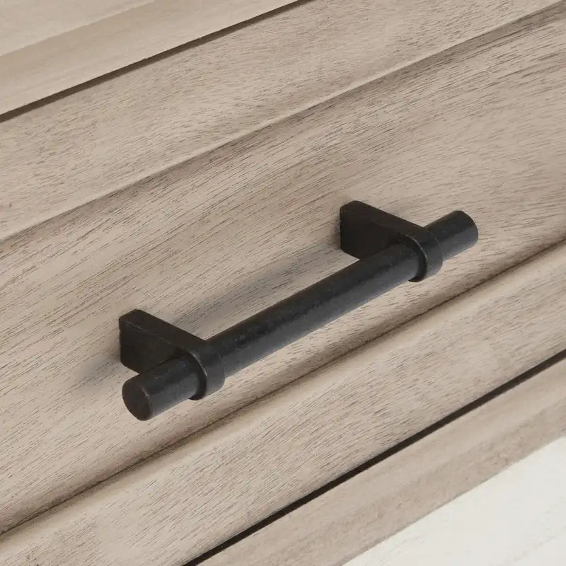 Commode de rangement amovible à 6 tiroirs avec paniers de style rustique