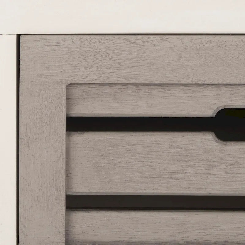 Commode de rangement amovible à 6 tiroirs avec paniers de style rustique
