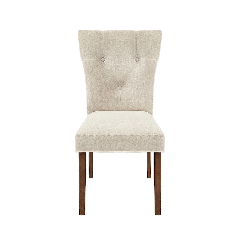 Chaise de salle à manger rembourrée en hévéa Chastin Farmhouse (lot de 2) par Christopher Knight Home