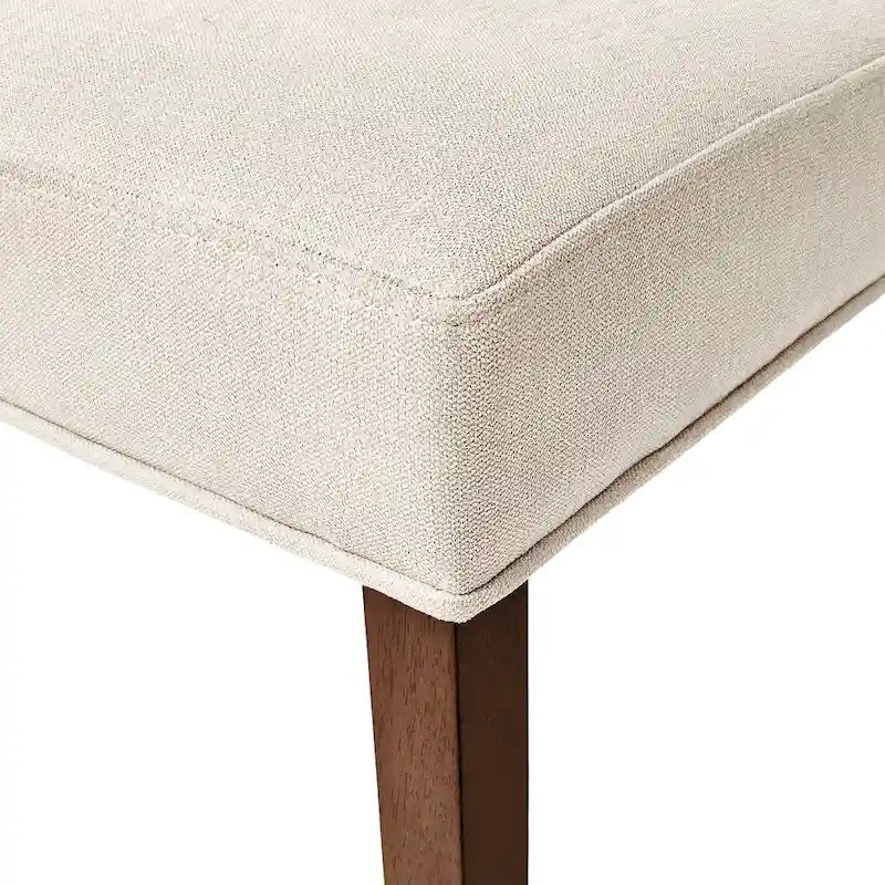 Chaise de salle à manger rembourrée en hévéa Chastin Farmhouse (lot de 2) par Christopher Knight Home