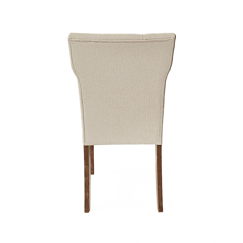 Chaise de salle à manger rembourrée en hévéa Chastin Farmhouse (lot de 2) par Christopher Knight Home