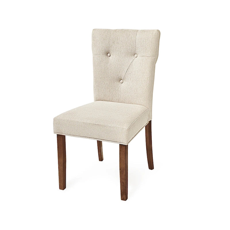 Chaise de salle à manger rembourrée en hévéa Chastin Farmhouse (lot de 2) par Christopher Knight Home